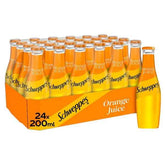 Schweppes Orange Juice 200ml (Case of 24)  Adomoo